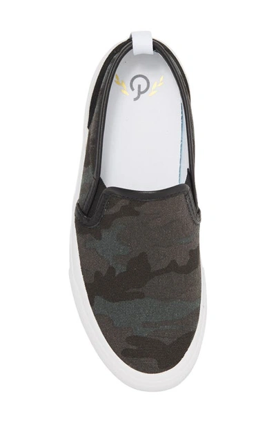 Shop Official Program Canvas Slip-on Sneaker In Camo/ Black/ White