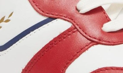 Official Program Court High Top Sneaker In Burgundy/ White/ Dark Blue