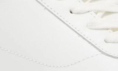 Shop Official Program Clean Cupsole Camo Sneaker In White/ Dark Blue