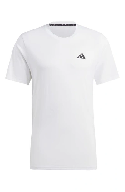 Shop Adidas Originals Aeroready Feel Ready Training T-shirt In White/ Black