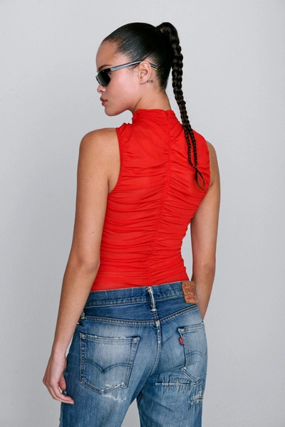 Fw23 Cam Top In Red Rose