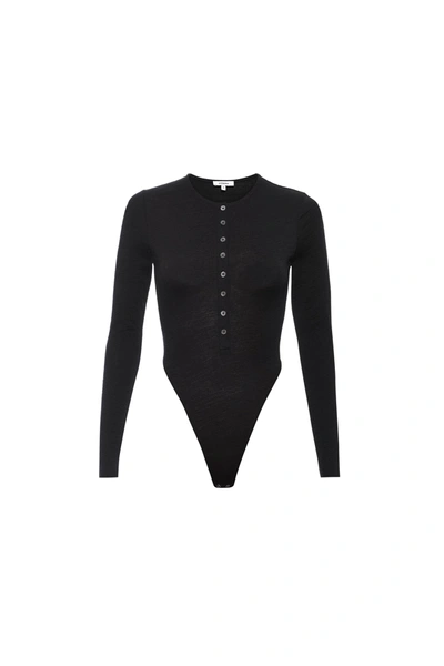 Shop Fw23 Carrie Bodysuit In Black
