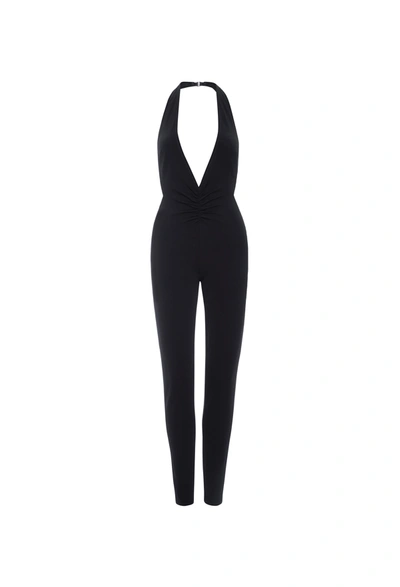 Shop Fw23 Gabrielle Jumpsuit In Black