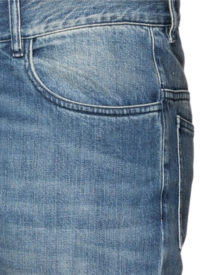 Shop Maison Margiela Slim Fit Vintage Wash Panelled Jeans