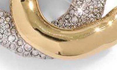 Shop Alexis Bittar Solaneles Crystal Interlocking Necklace In Crystals
