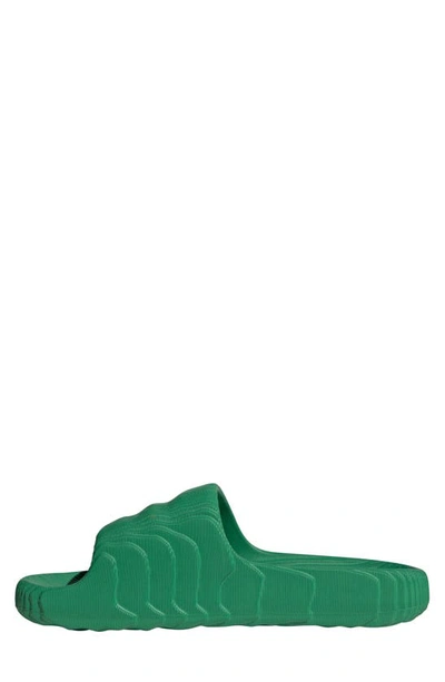 Shop Adidas Originals Gender Inclusive Adilette 22 Sport Slide In Green/ Ftwr White/ Green