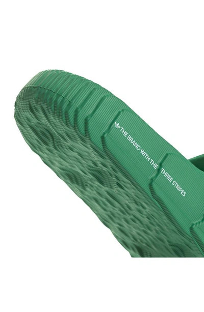 Shop Adidas Originals Gender Inclusive Adilette 22 Sport Slide In Green/ Ftwr White/ Green