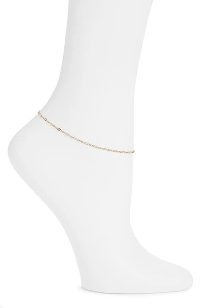 Shop Set & Stones Billie Chain Anklet In Gold