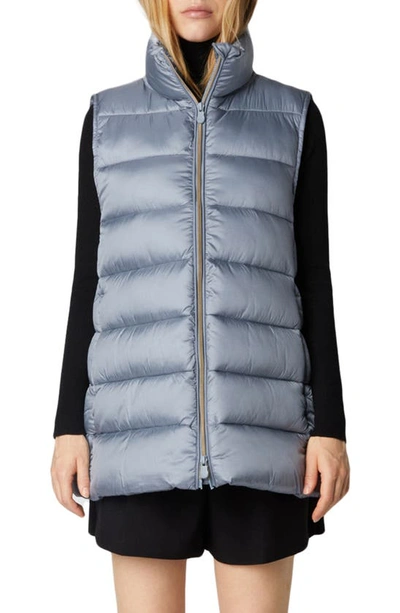 Shop Save The Duck Coral Insulated Puffer Vest In Blue Fog