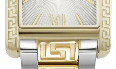 Shop Versace Tonneau Bracelet Watch, 23mm X 33mm In Two Tone