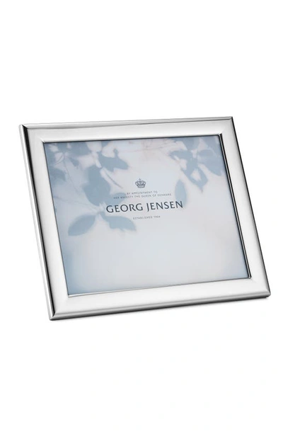 Shop Georg Jensen Mod Picture Frame In Silver