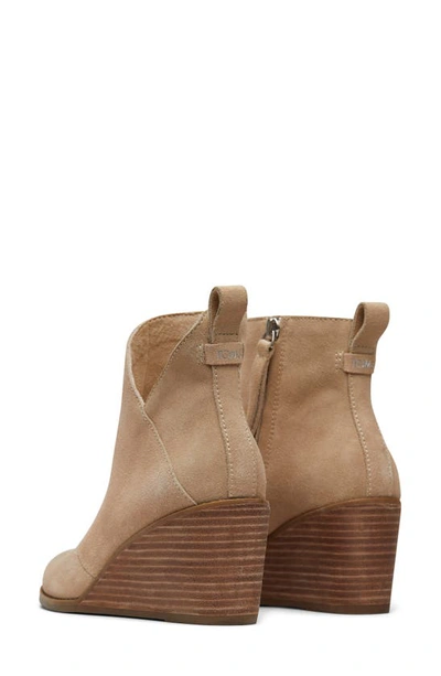 Shop Toms Sutton Wedge Boot In Natural
