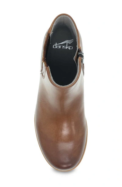 Dansko Daisie Waterproof Bootie In Tan