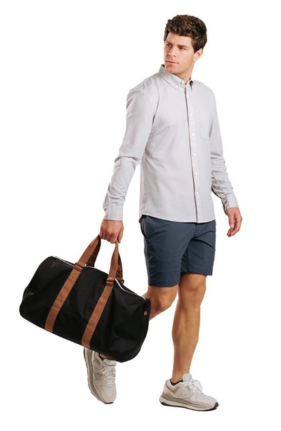 Western Rise Limitless Merino Wool Blend Button-down Shirt In Smoke