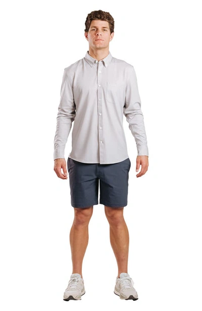 Western Rise Limitless Merino Wool Blend Button-down Shirt In Smoke