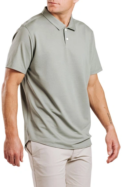 Shop Western Rise Limitless Merino Wool Blend Polo In Sage