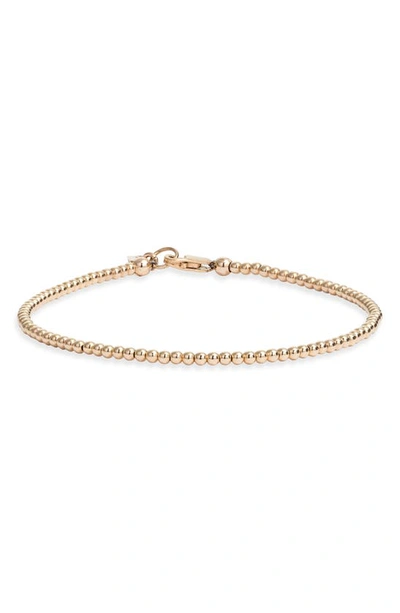 Shop Set & Stones Leni Bead Bracelet In Gold