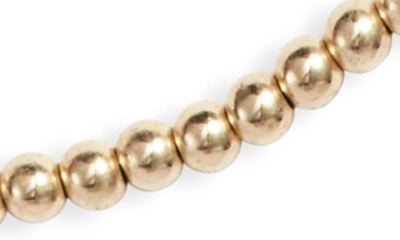 Shop Set & Stones Leni Bead Necklace In Gold