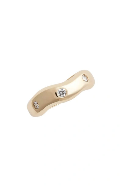 Shop Set & Stones Kai Cubic Zirconia Ring In Gold
