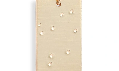 Set & Stones Zodiac Constellation Pendant Necklace In Gold - Libra