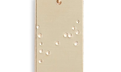 Set & Stones Zodiac Constellation Pendant Necklace In Gold - Pisces