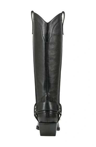 Marc Fisher Rally Pointed Toe Boot In Black