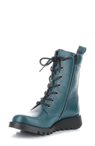 Shop Fly London Silf Bootie In Teal