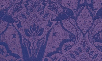 Shop Robert Graham Highland 3 Damask Jacquard Stretch Cotton Button-up Shirt In Purple