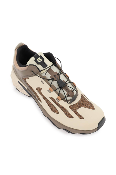 Shop Salomon Speedverse Prg Sneakers In Aloe Wash Almond Milk Sandstorm (beige)