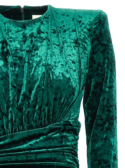 Shop Alexandre Vauthier Velvet Suit Jewelry In Green