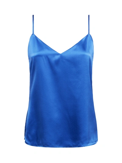 Shop L Agence Jane Camisole Tank In Nouvean Navy