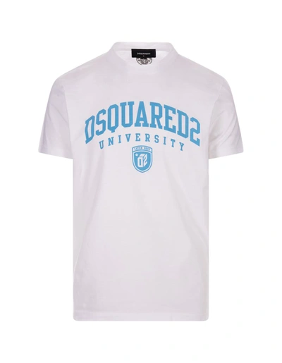Shop Dsquared2 University Cool T-shirt In In White