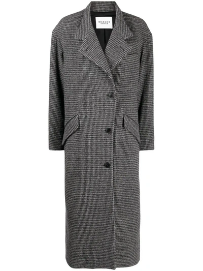 Shop Isabel Marant Étoile Coat In Gy Grey