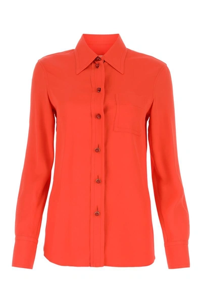 Shop Lanvin Shirts In Red