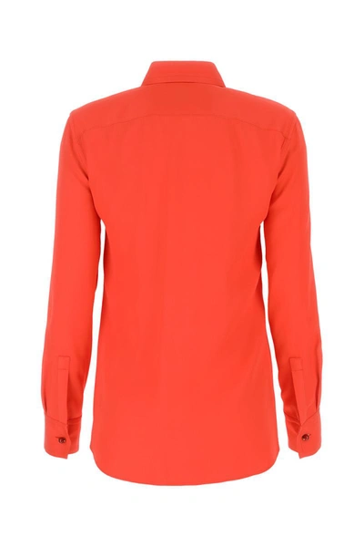 Shop Lanvin Shirts In Red