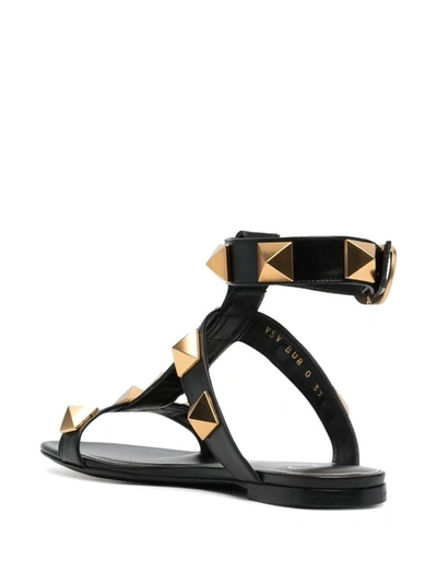 Shop Valentino Garavani Sandals Shoes In Black