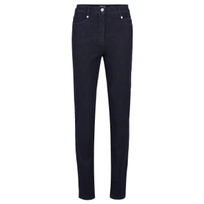 Shop Robell Elena High Rise Jeans In Dark Navy In Blue