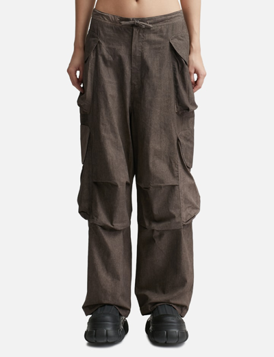 Shop Entire Studios Gocar Cargo Pants In Brown