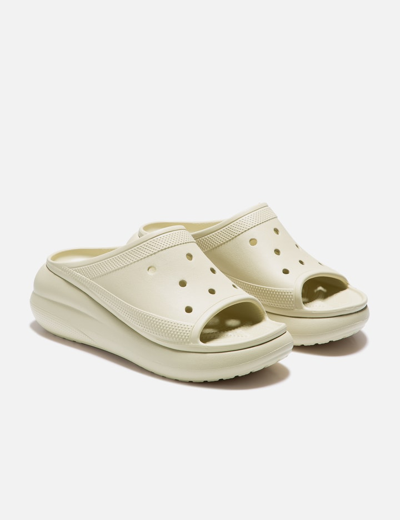 Shop Crocs Crush Slides In Beige