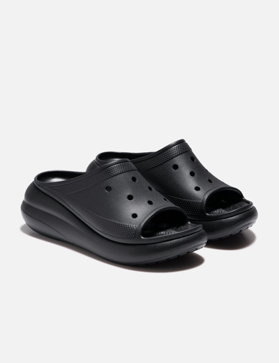 Shop Crocs Crush Slides In Black