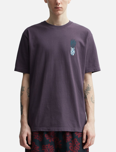Shop By Parra Kick The Vase T-shirt In Purple