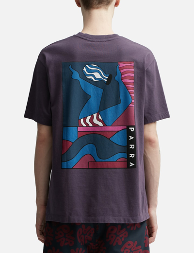 Shop By Parra Kick The Vase T-shirt In Purple