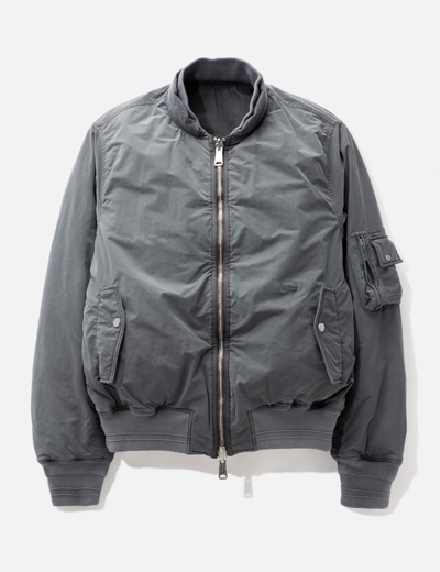 Shop C2h4 Volcano Bomber Jacket In Grey