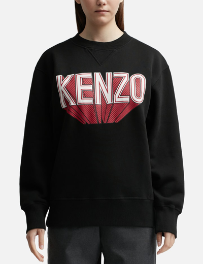 Shop Kenzo 3d Oversized Sweatshirt In Black