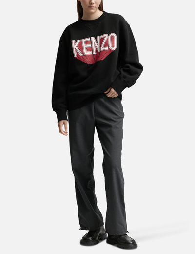 Shop Kenzo 3d Oversized Sweatshirt In Black
