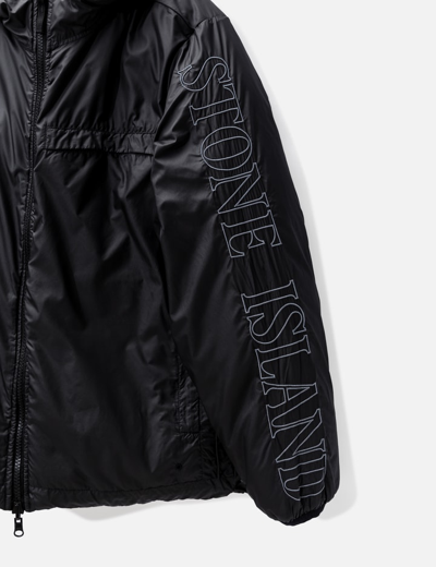 Shop Stone Island Econyl® Regenerated Nylon Reversible Down Jacket In Black