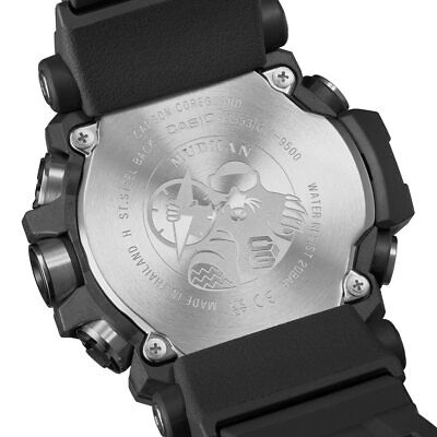 Pre-owned Casio G-shock Mudman Gw-9500-1jf Black Carbon Core Atomic Men Watch In Box