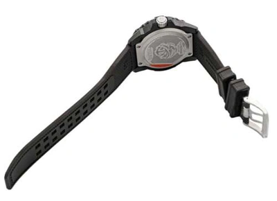 Pre-owned Luminox Navy Seal Carbonox Black Rubber Date Quartz Men Watch Xs.3503.nsf