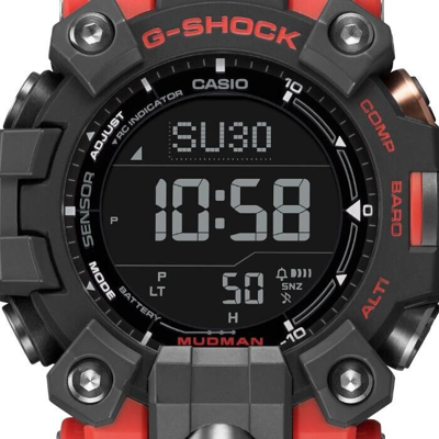 Pre-owned Casio G-shock Master Of Mudman Triple Sensor Model Gw-9500-1a4jf Watch Japan