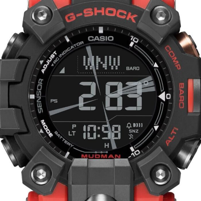 Pre-owned Casio G-shock Master Of Mudman Triple Sensor Model Gw-9500-1a4jf Watch Japan